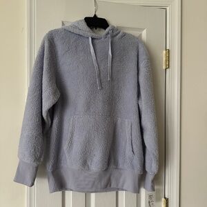 NWT SO Softest SHERPA Zippered Hoodie MED Light Purple